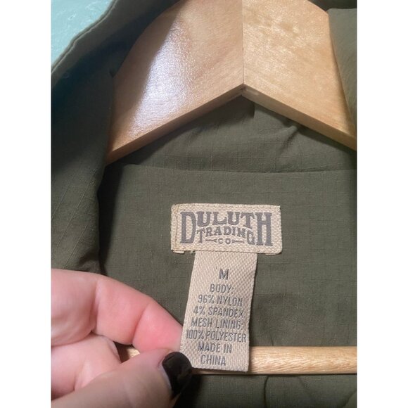 Duluth Trading Co Women's Dark Green Full Zip Cowlneck Jacket Size Medium - Picture 6 of 9